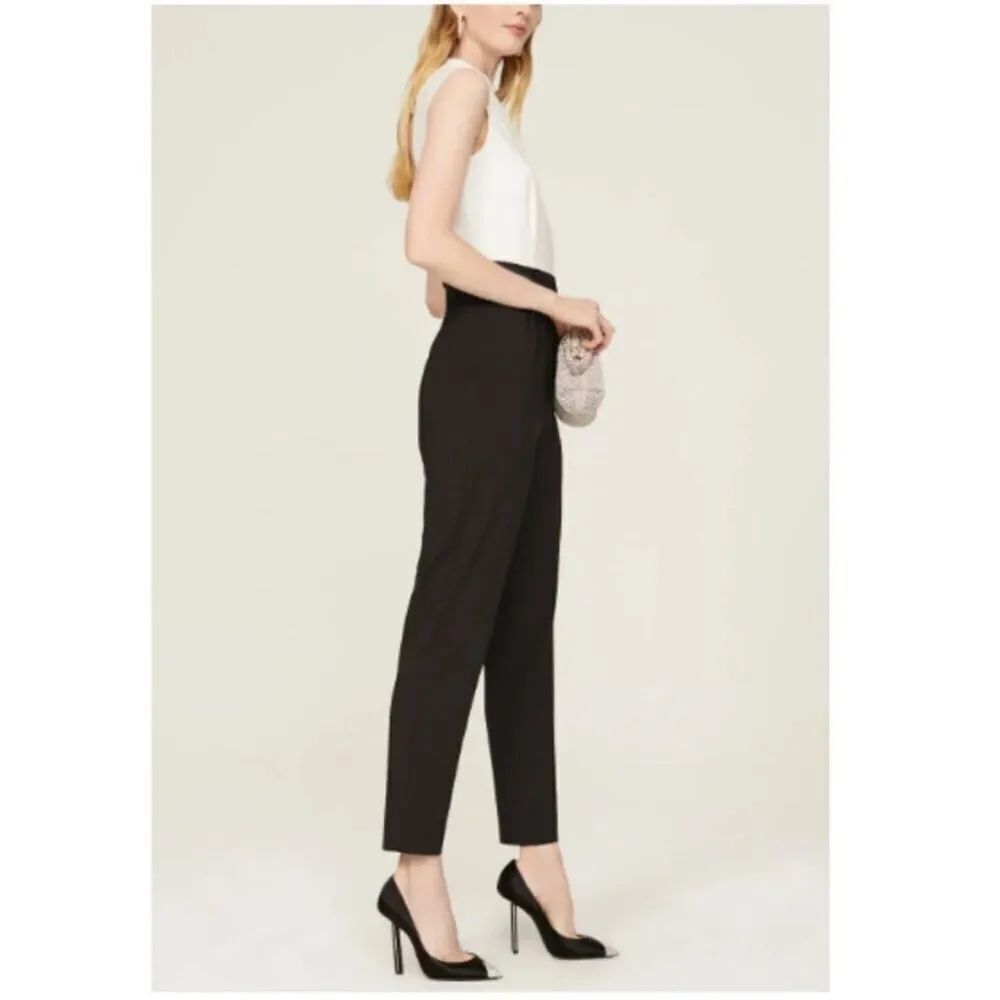 HUTCH | Black High-Waisted Slim Fit Jumpsuit Cutout Back Women’s Size 0 - Picture 12 of 12